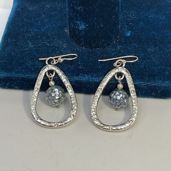 Brighton Blue Bell Earrings - Picture 1 of 3